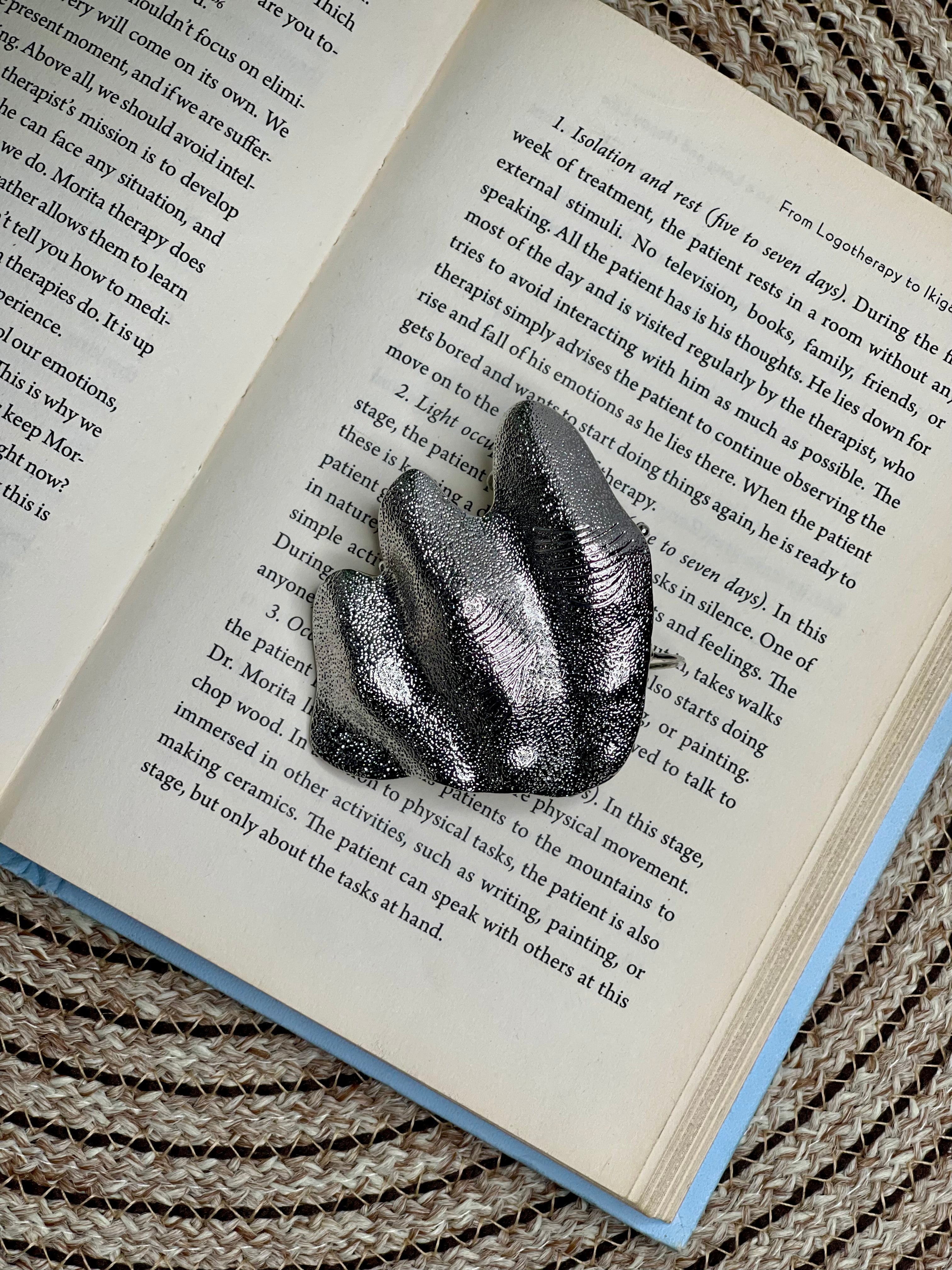 Black Abstract Statement Ring