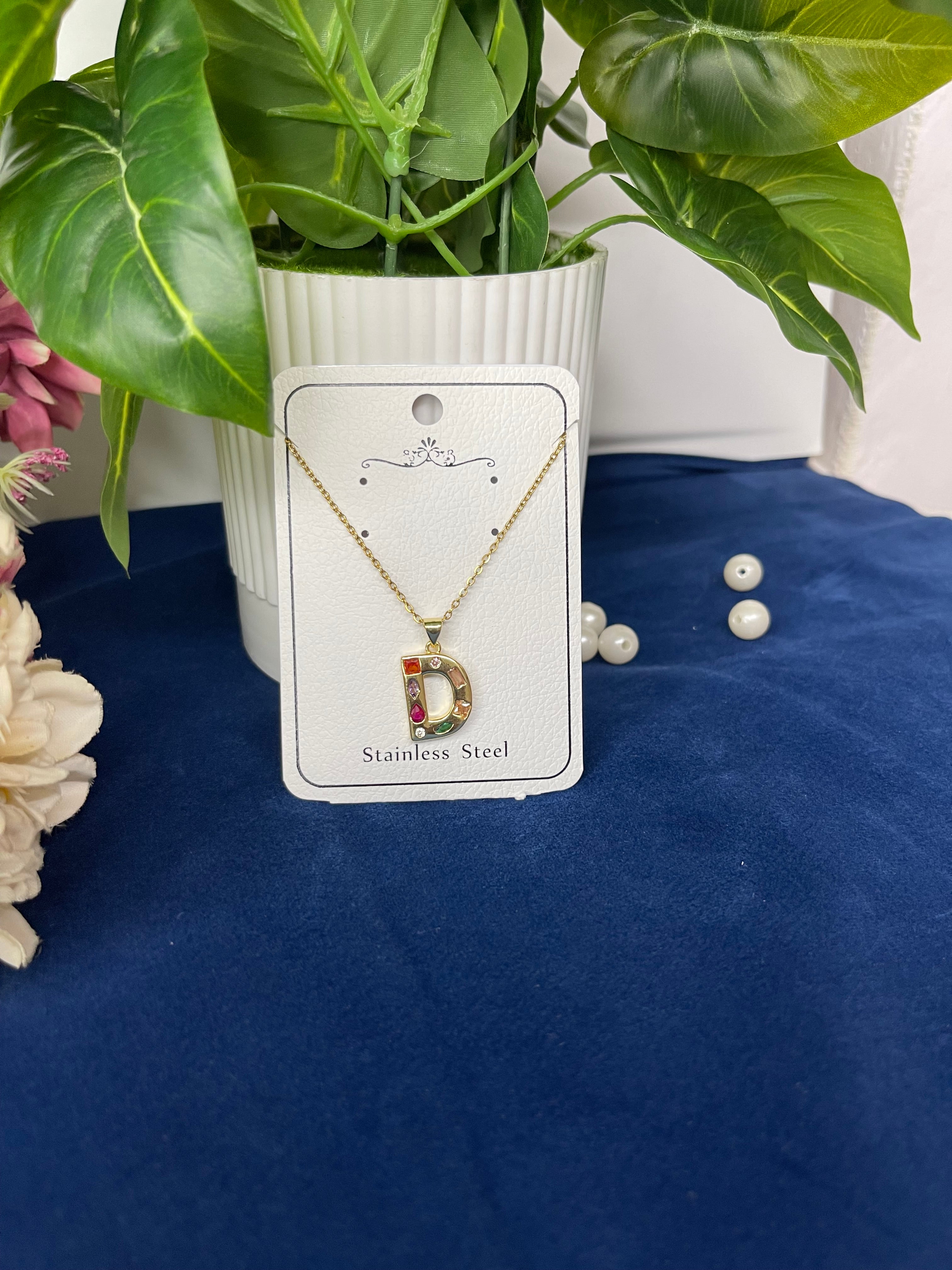 Multi Initial Personalised Necklace