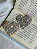 Spark Statement Heart Earrings
