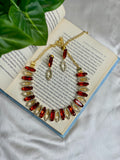 Red Radiant Neckpiece Set