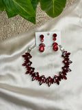 Red Regal Neckpiece Set