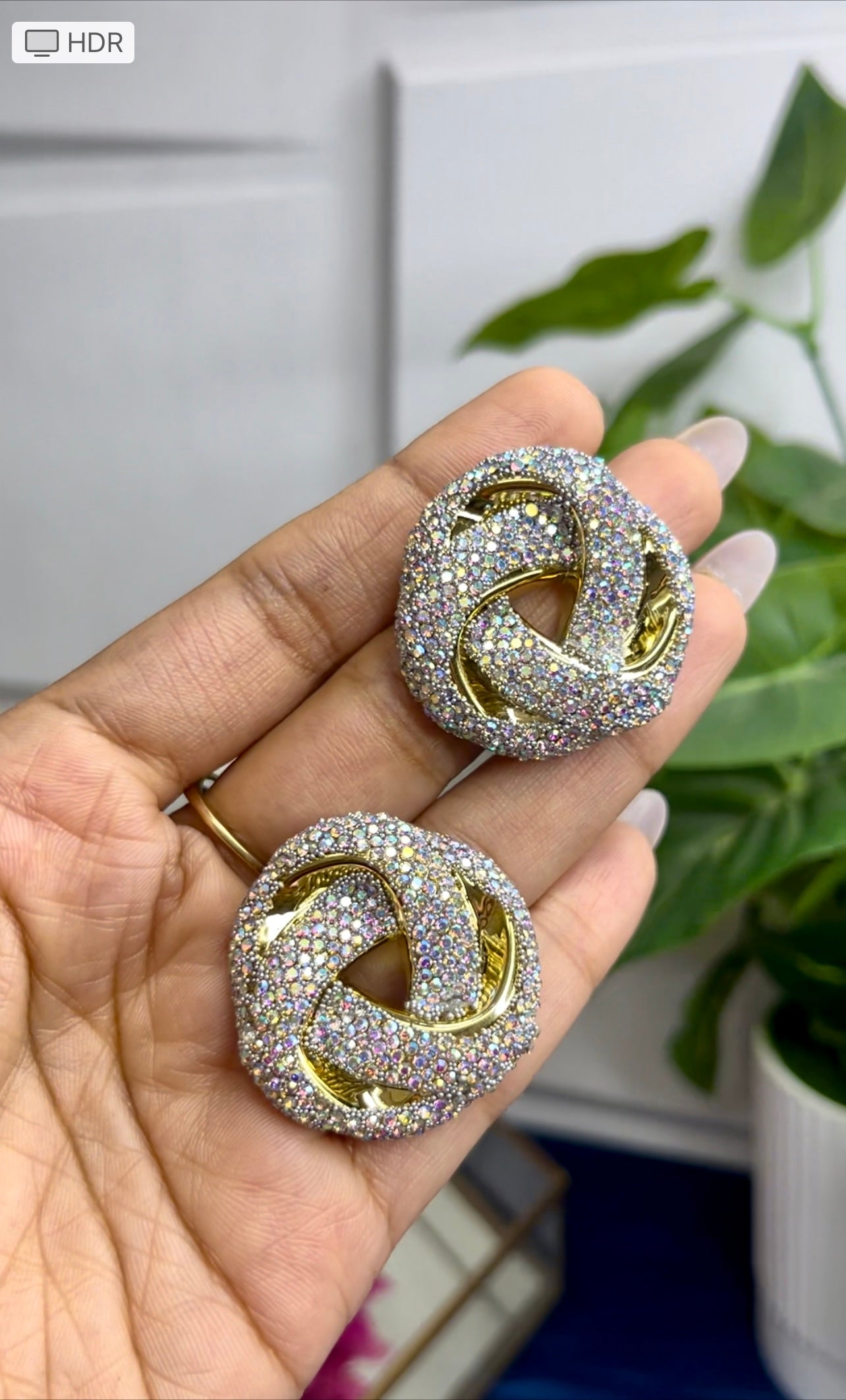 Rainbow Knot Earrings