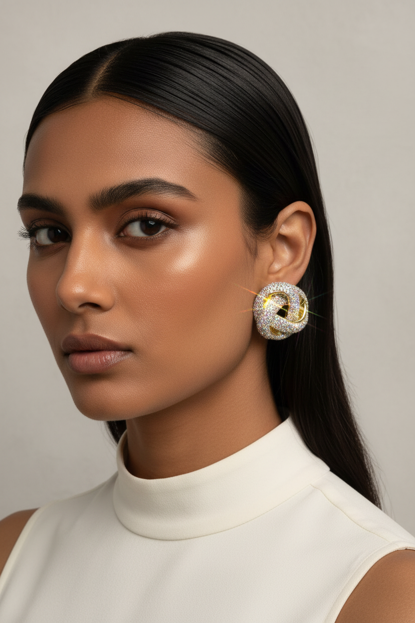 Rainbow Knot Earrings