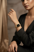Black Luxe Pin Watch