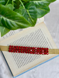 Red Crystal Neckpiece Set