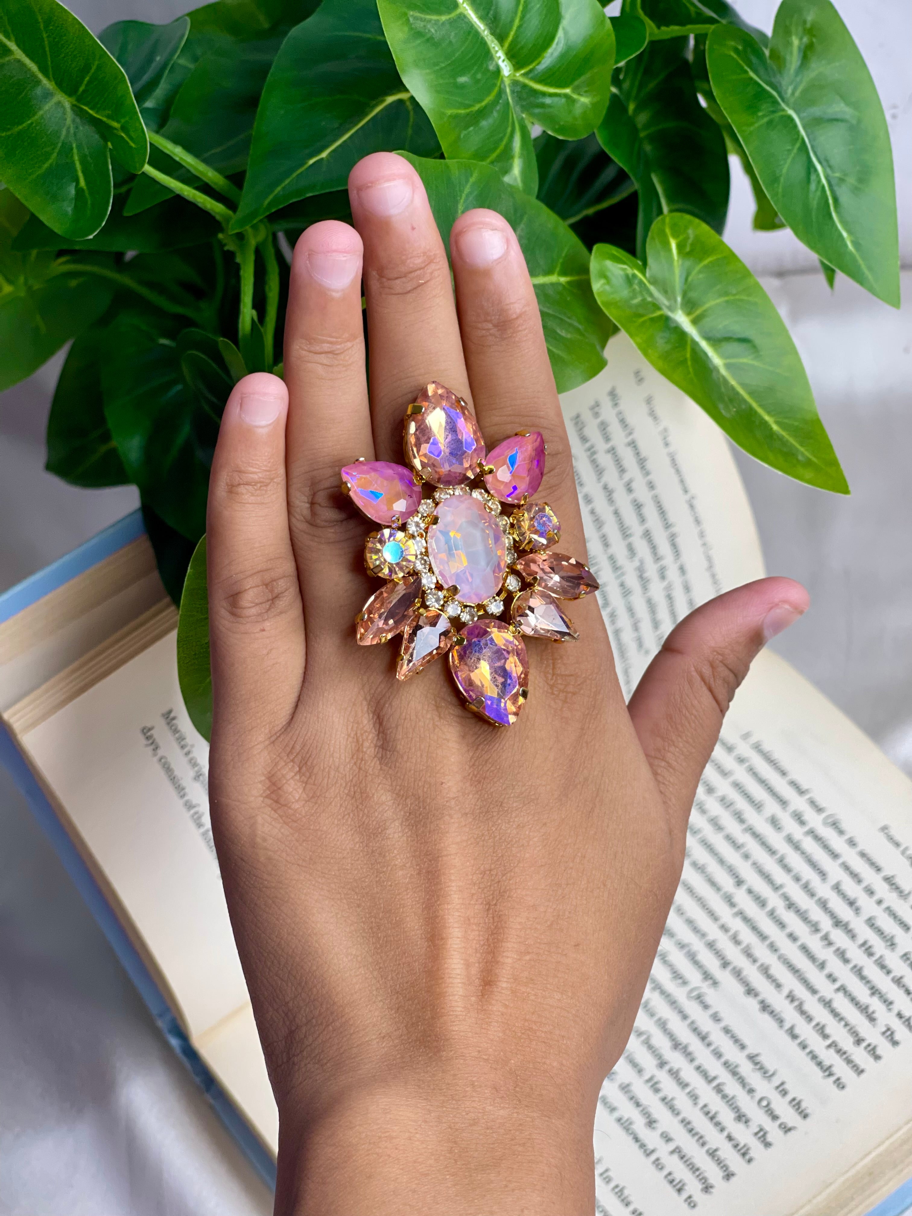 Rainbow Gem Pop Ring