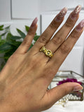 Golden Bloom Band Ring
