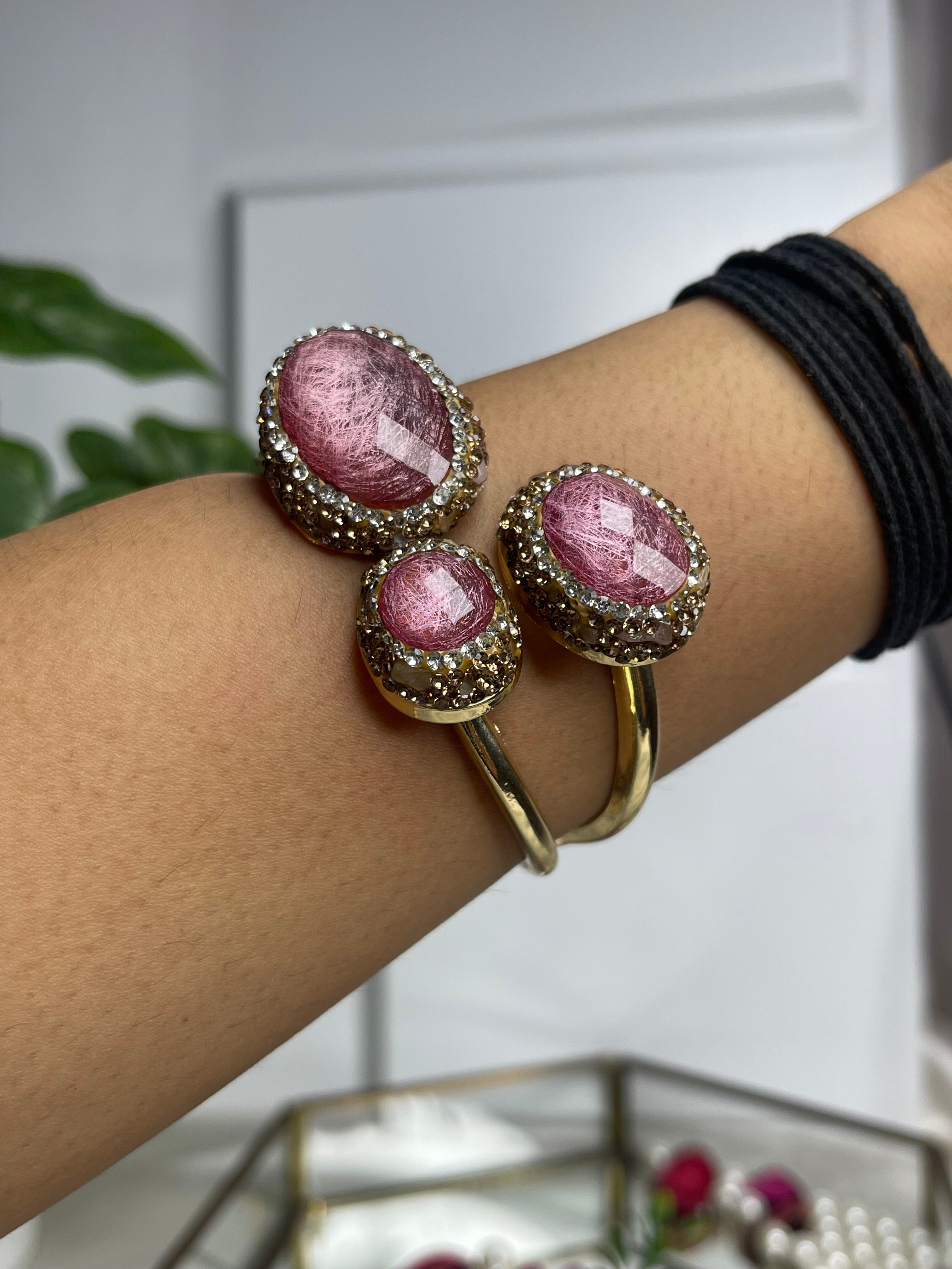 Blush Bloom Gemstone Bracelet