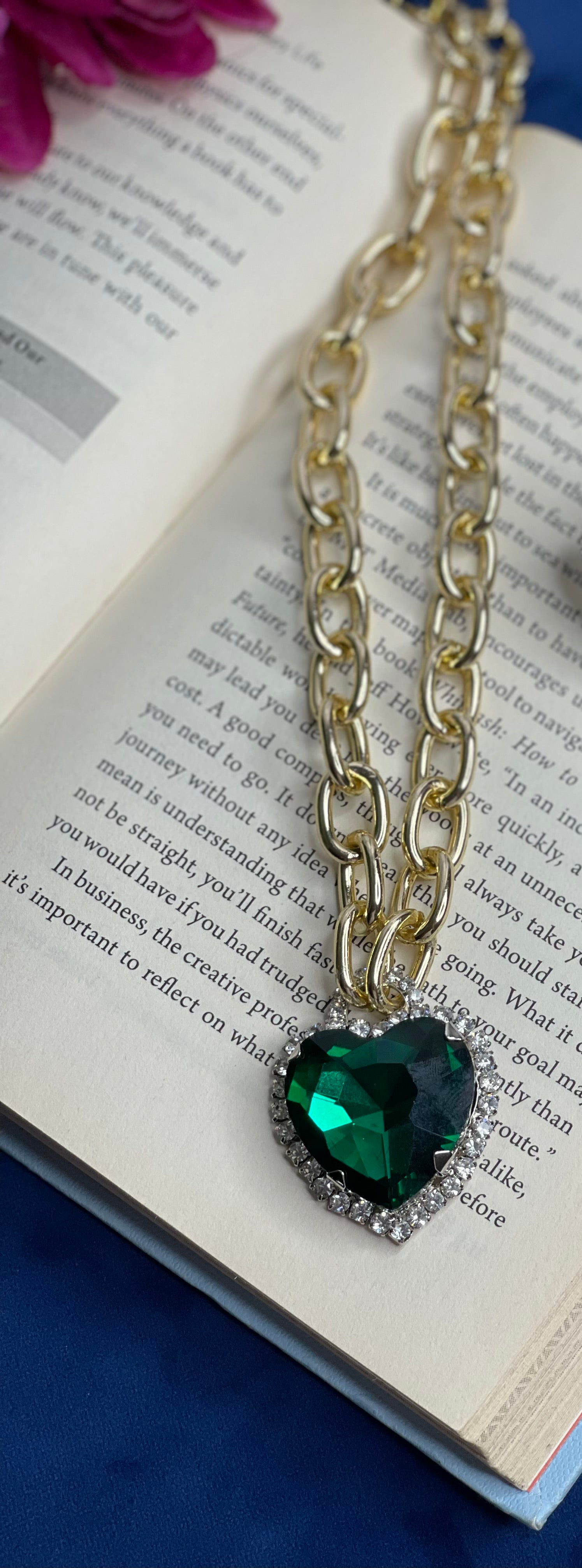 Emerald Heart Luxe Necklace