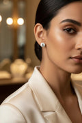 Solitaire Stud Earrings (9mm)