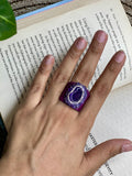 Royal Amethyst Statement Ring