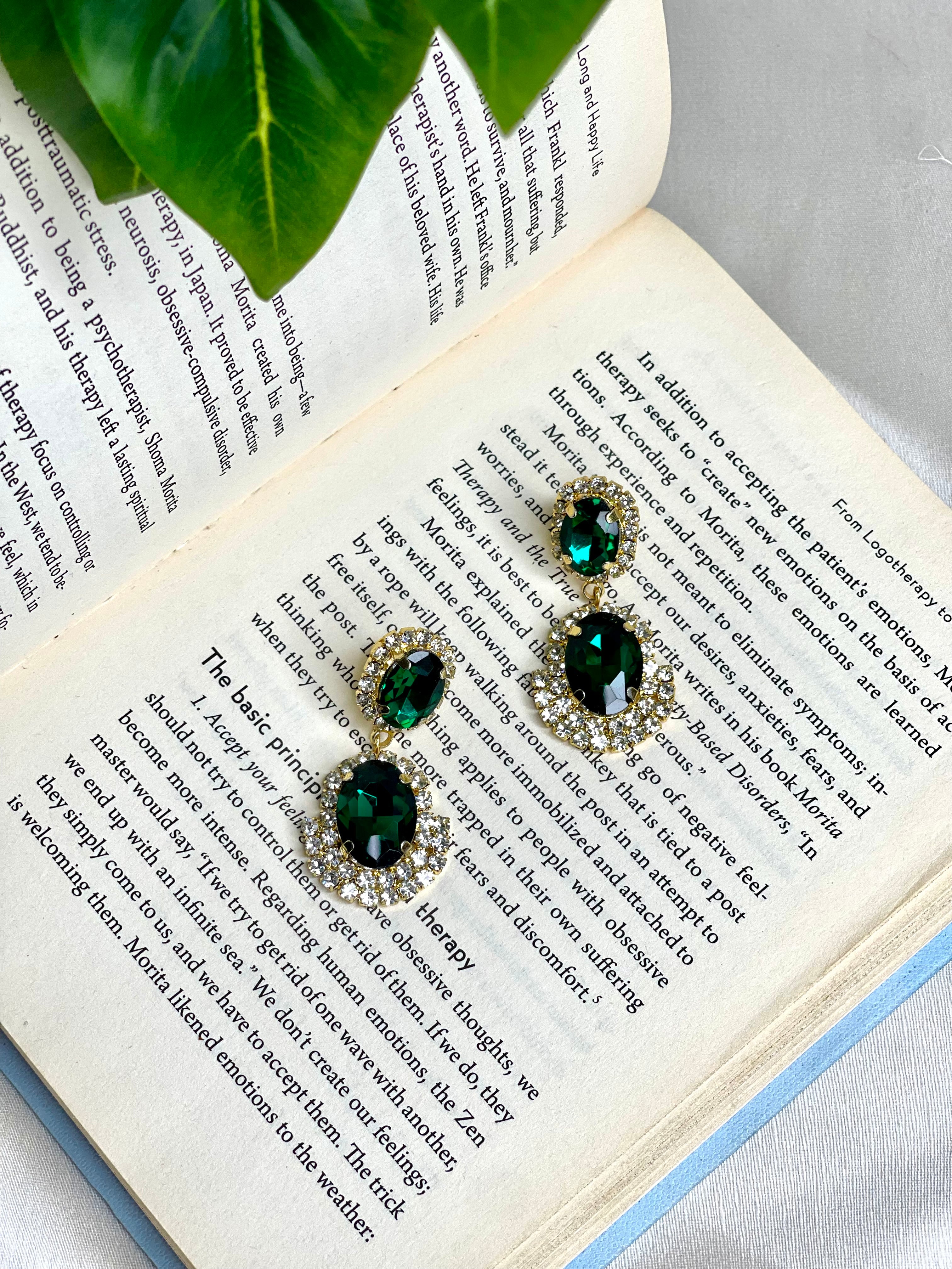 Green Aura Earrings