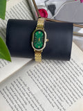 Green Luxe Oval Watch