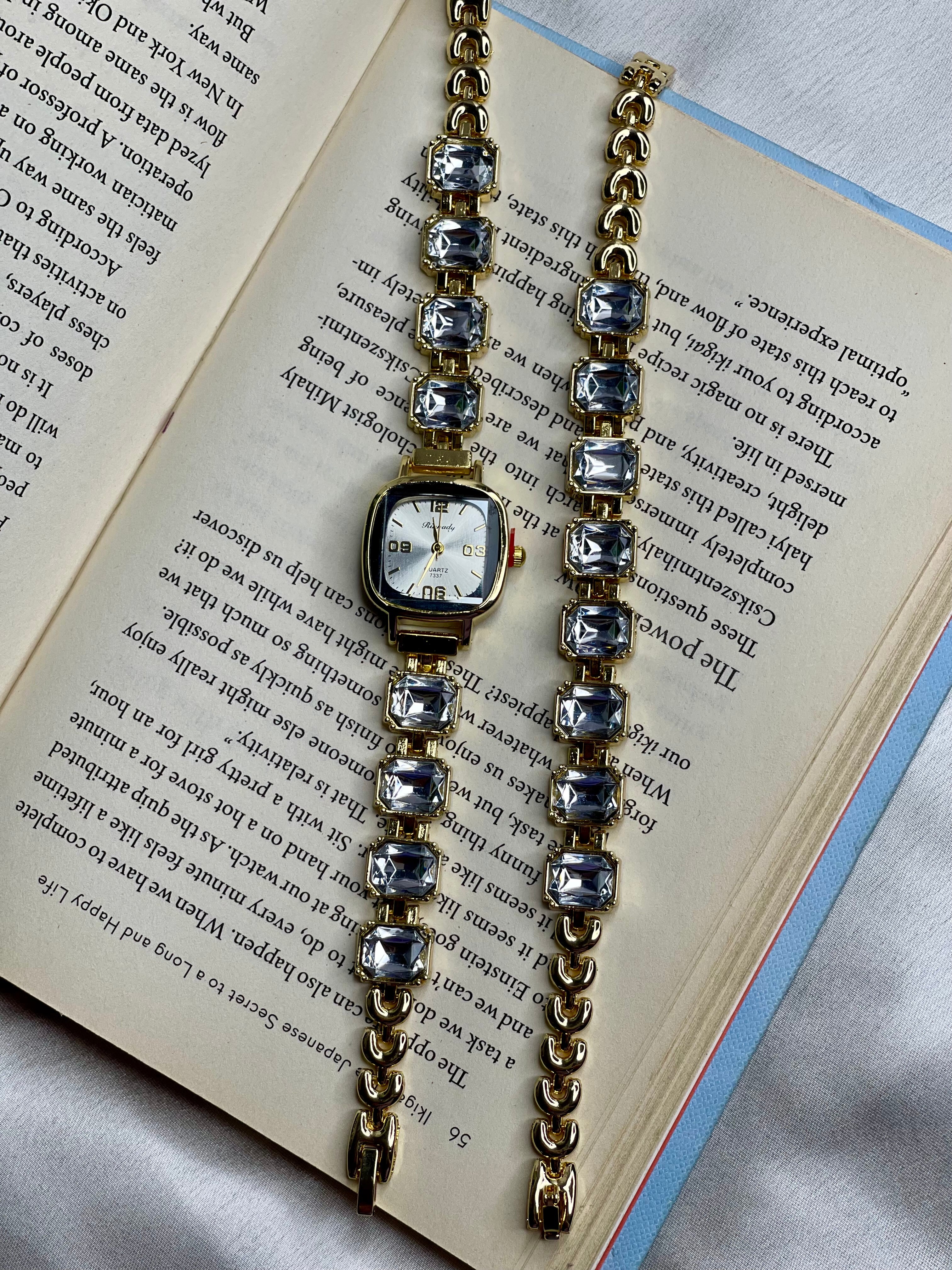 Silver Boss Babe Bracelet Watch