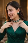 Emerald Royale Crystal Choker Set