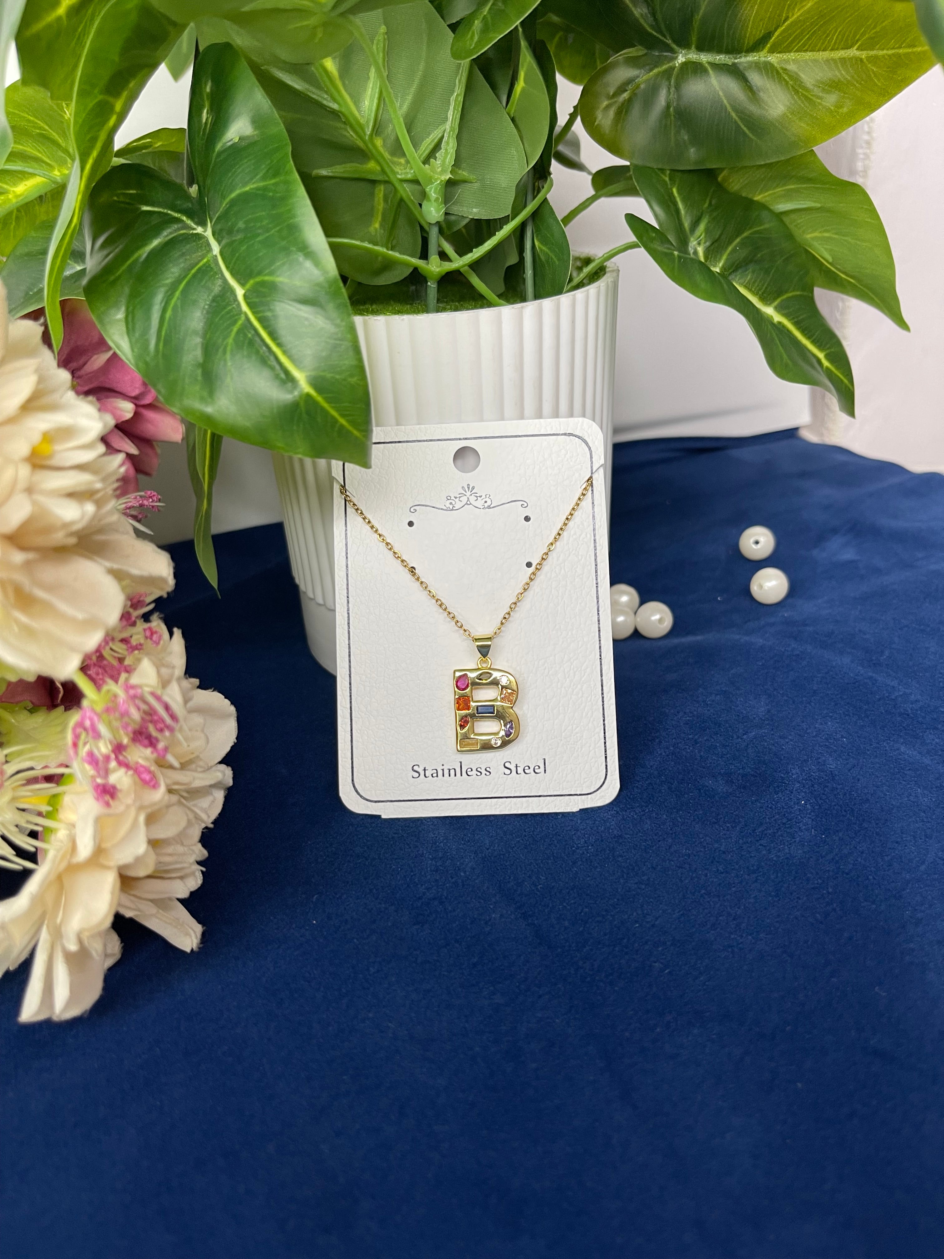 Multi Initial Personalised Necklace