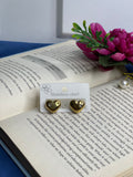 Golden Heart Studs
