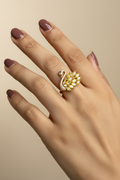 Royal Swan Crystal Ring