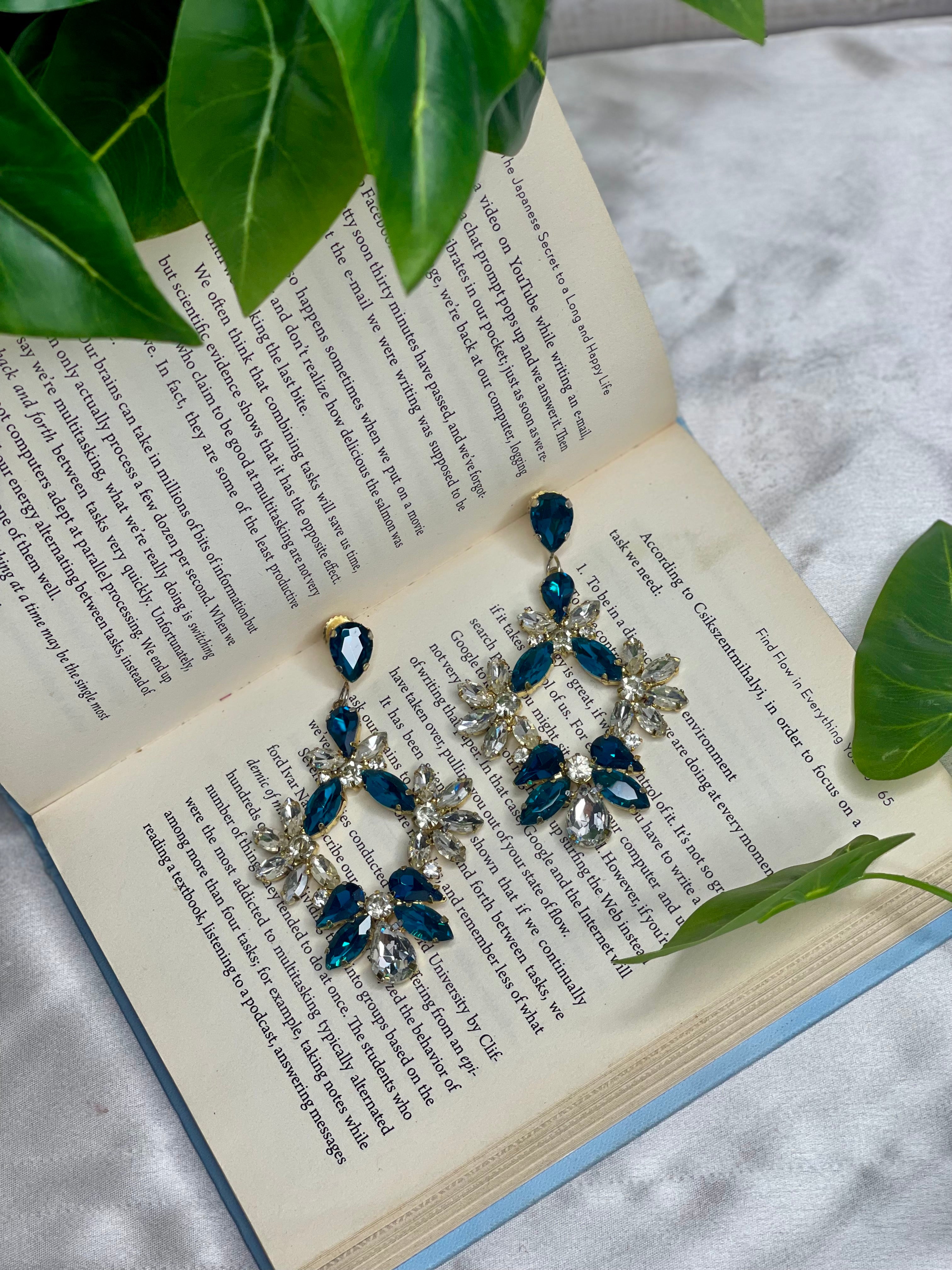 Blue Spark Earrings