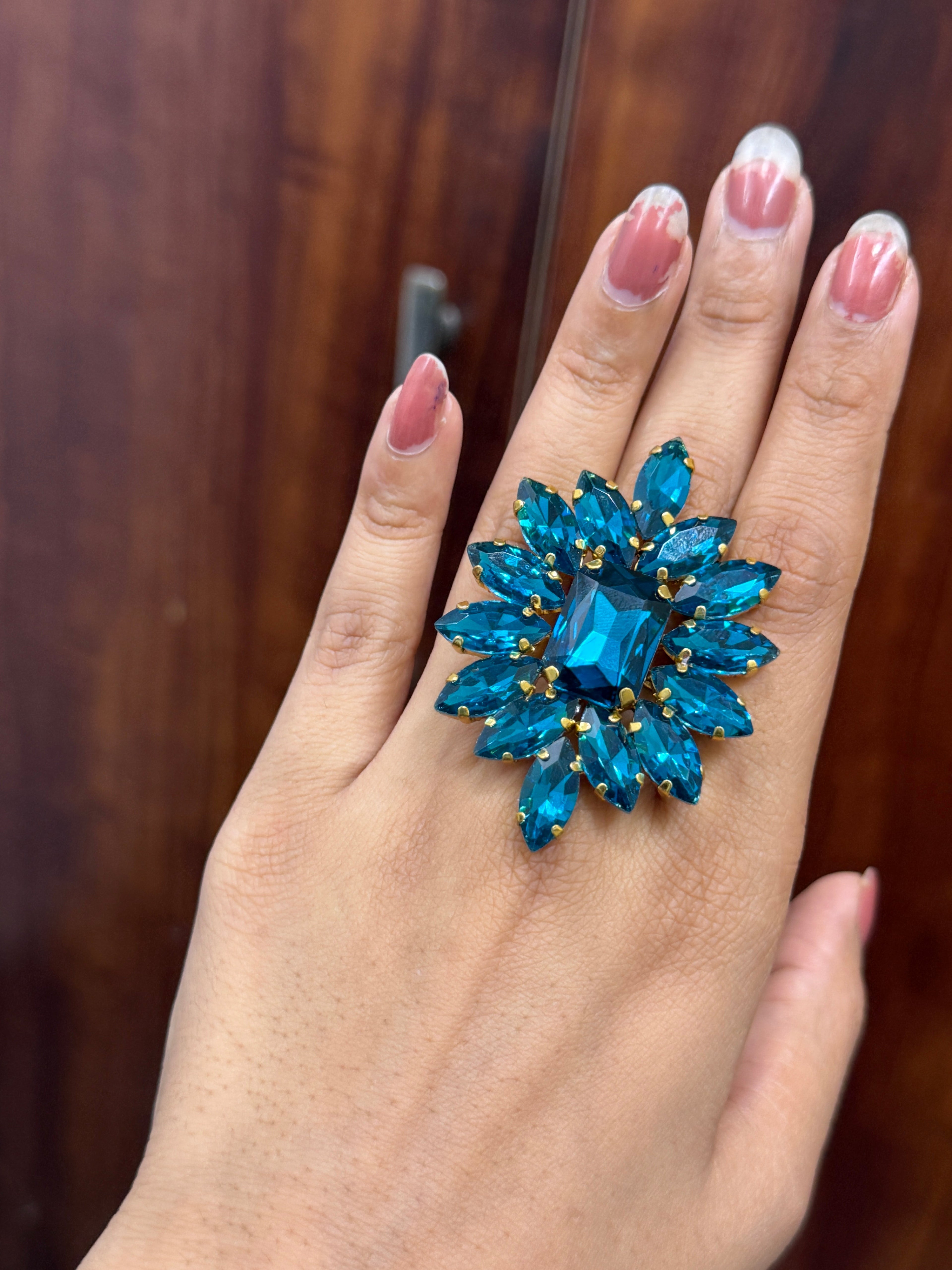 Blue Jumbo Ring