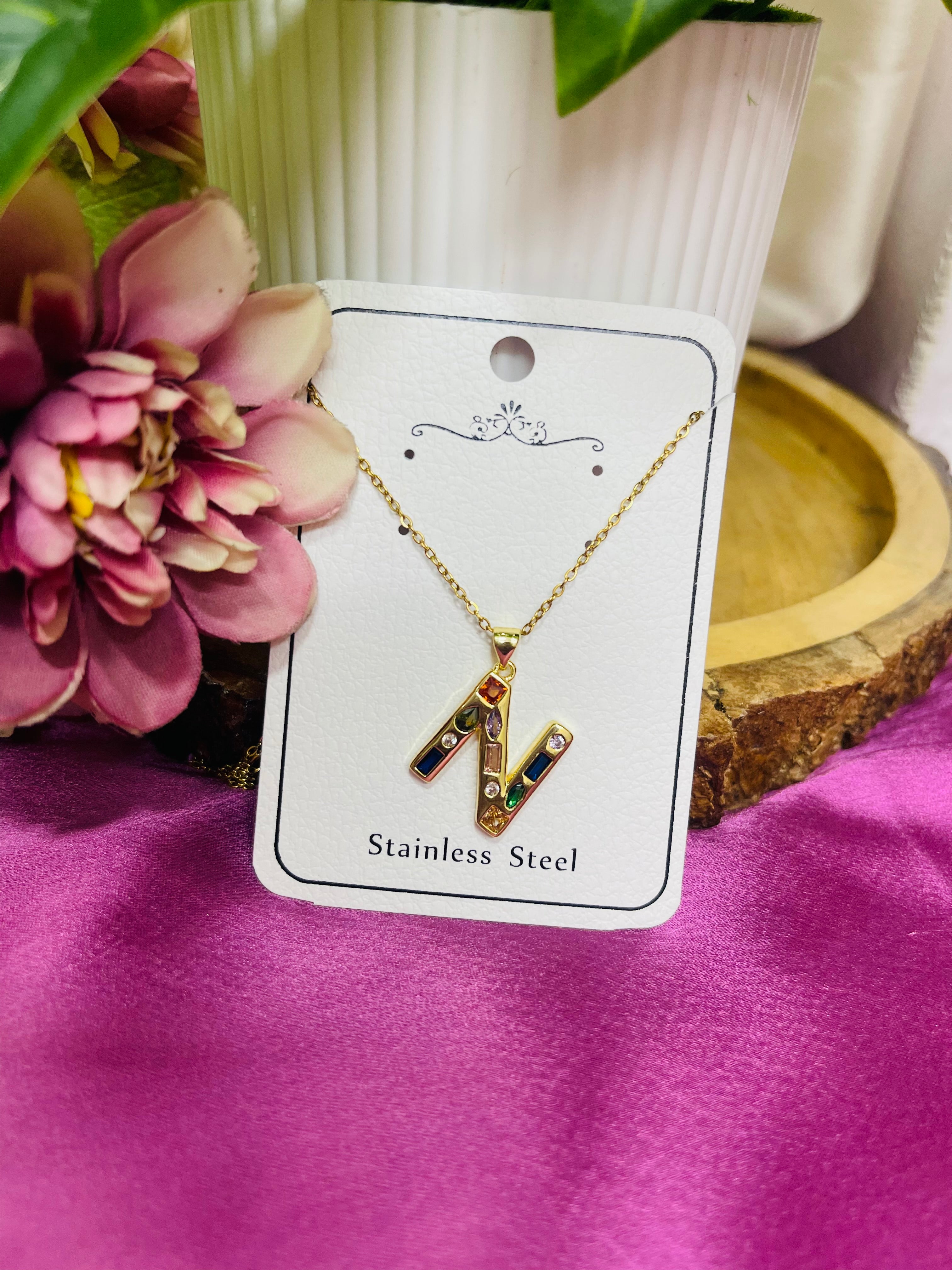 Multi Initial Personalised Necklace