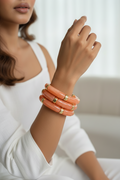 Sunset Resin Bracelet Stack