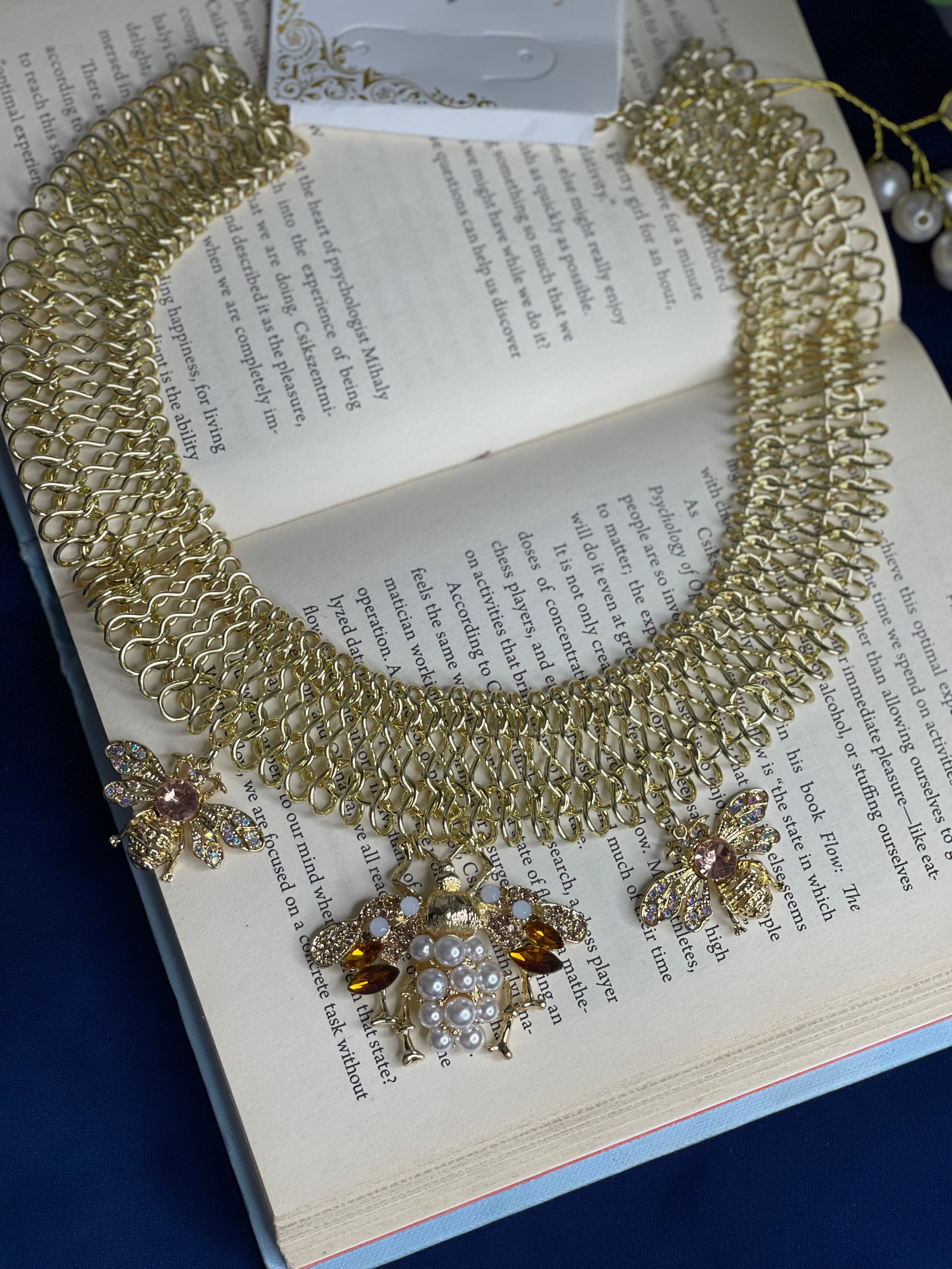 Royal Bee Statement Neckpiece