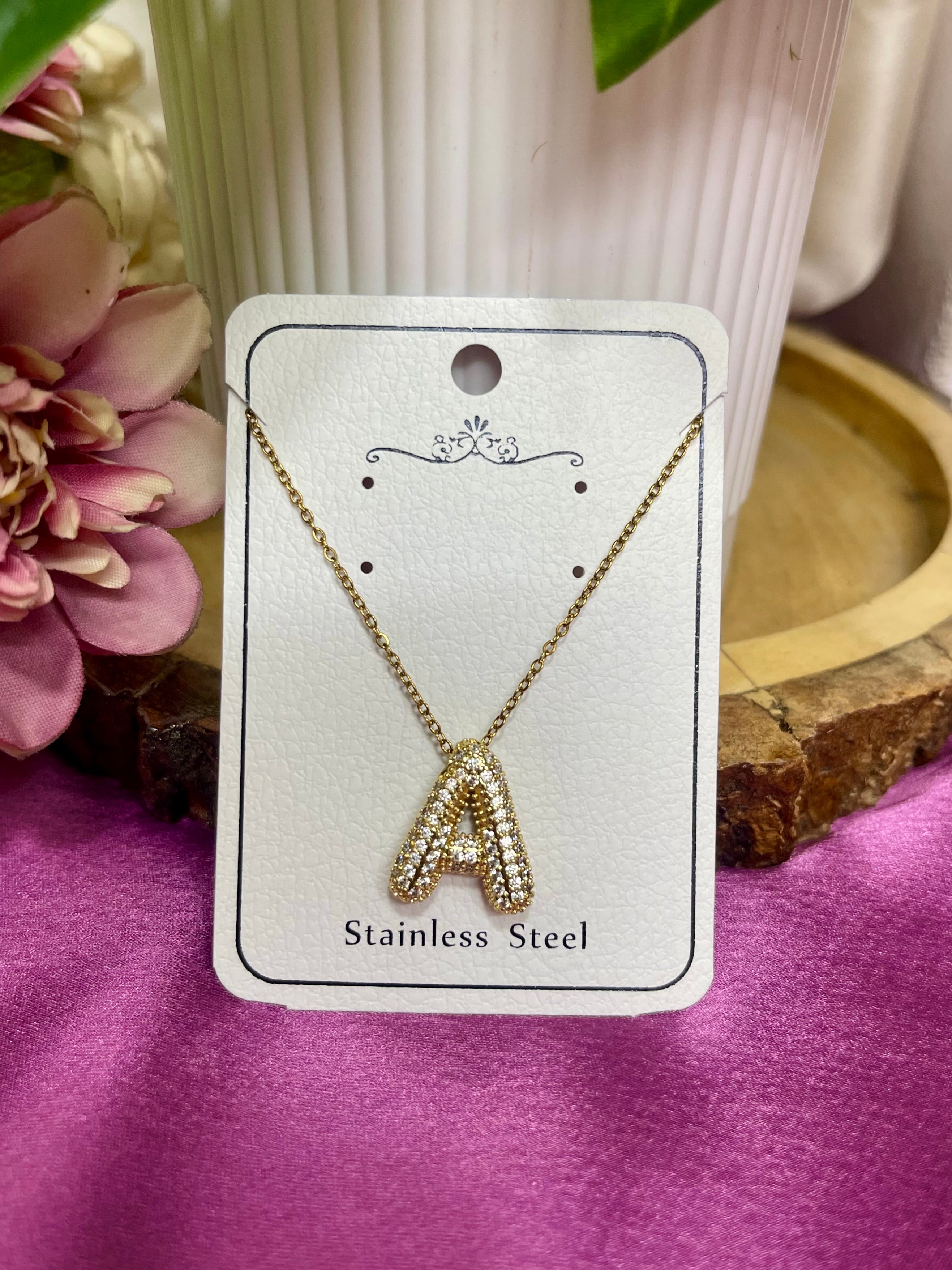 Golden Initial Personalised Necklace