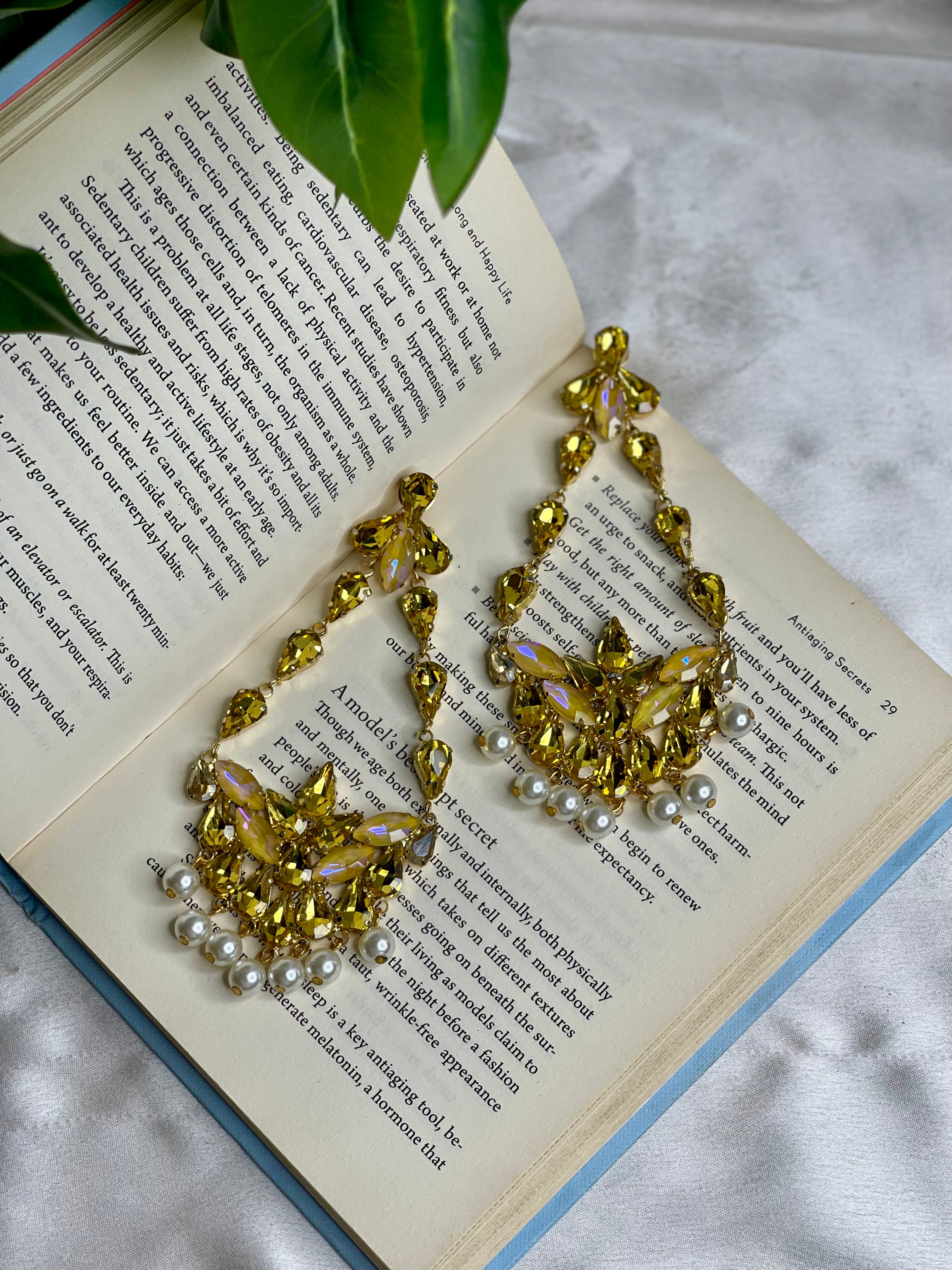 Yellow Radiance Earrings