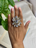 White Gem Pop Ring