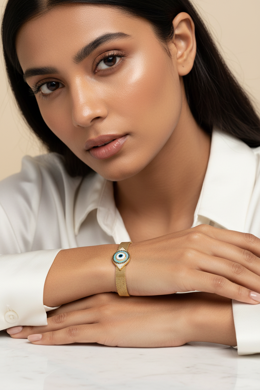 Evil Eye Guardian Adjustable Bracelet
