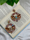 Peach Elara Earrings