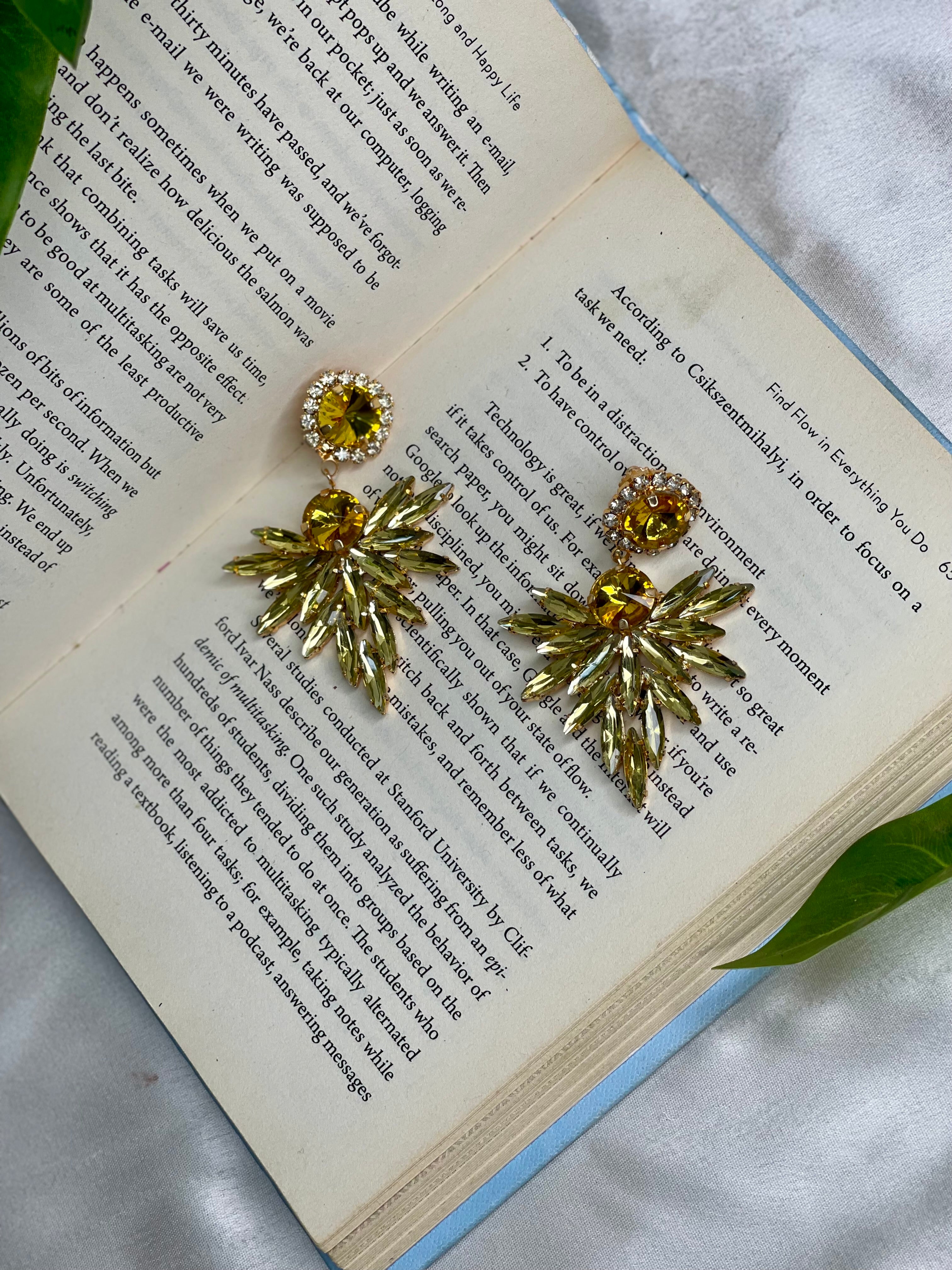Yellow Crush Earrings