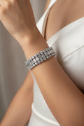 Silver Luxe Cocktail Bracelet