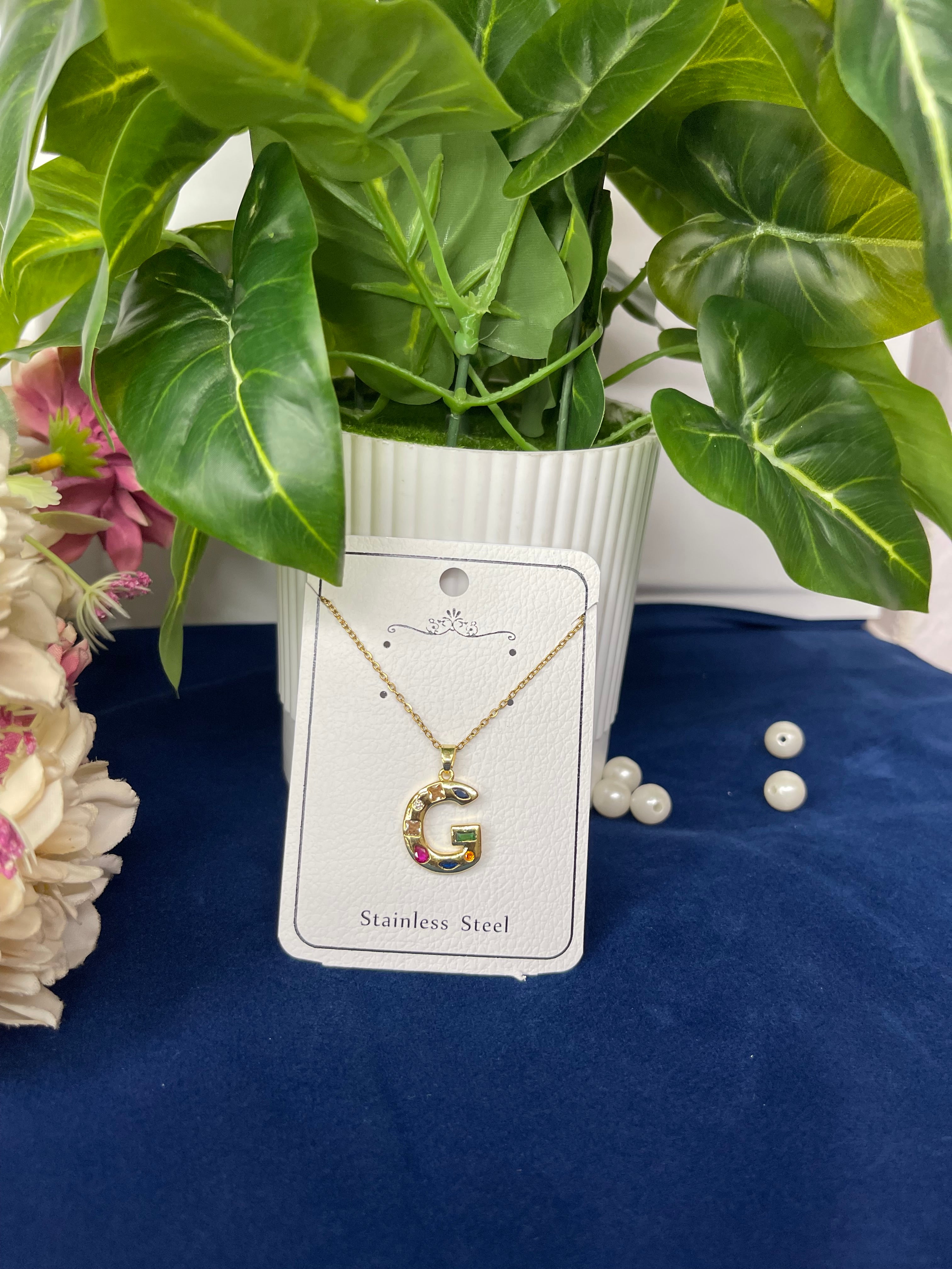 Multi Initial Personalised Necklace