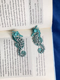 Turquoise Seahorse Earrings