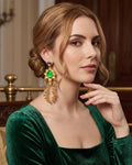 Green Naaz Kashmiri Earrings