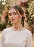 Multicolour Chand Pearl Choker Set