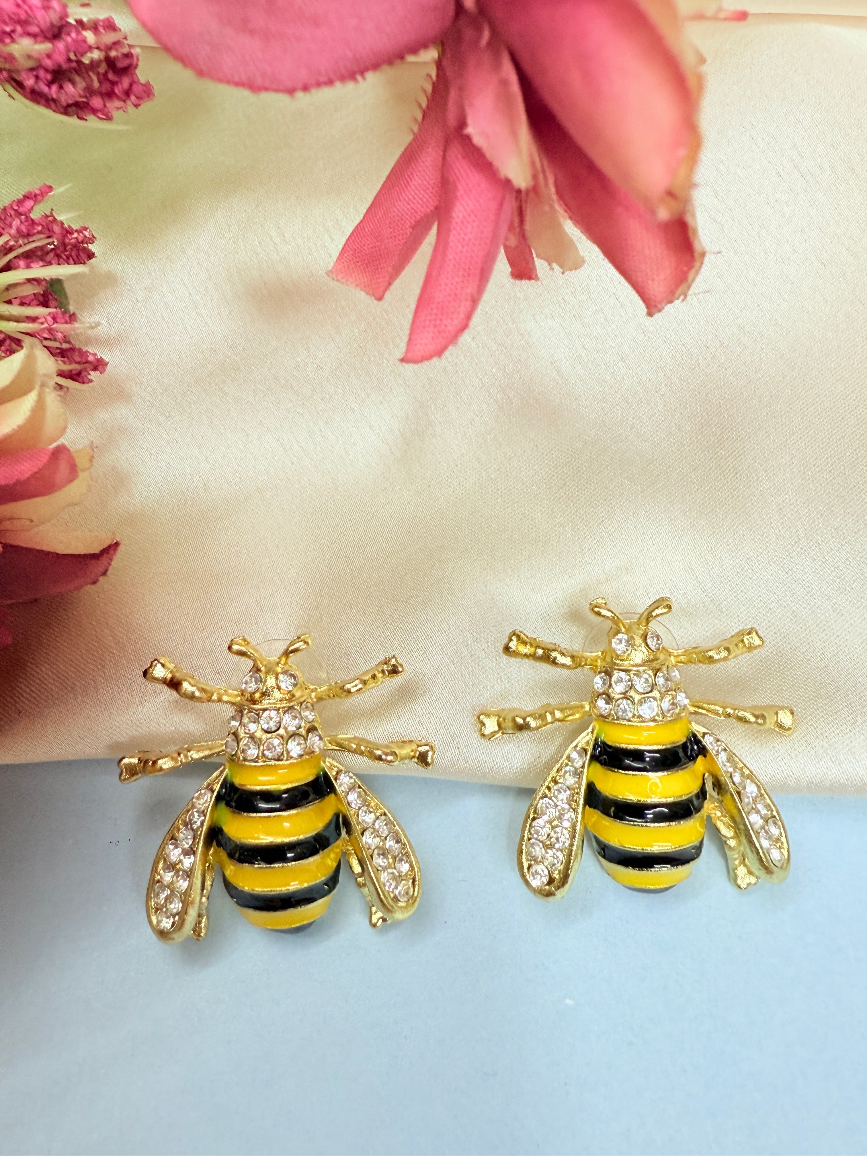 Bumble Bee Studs