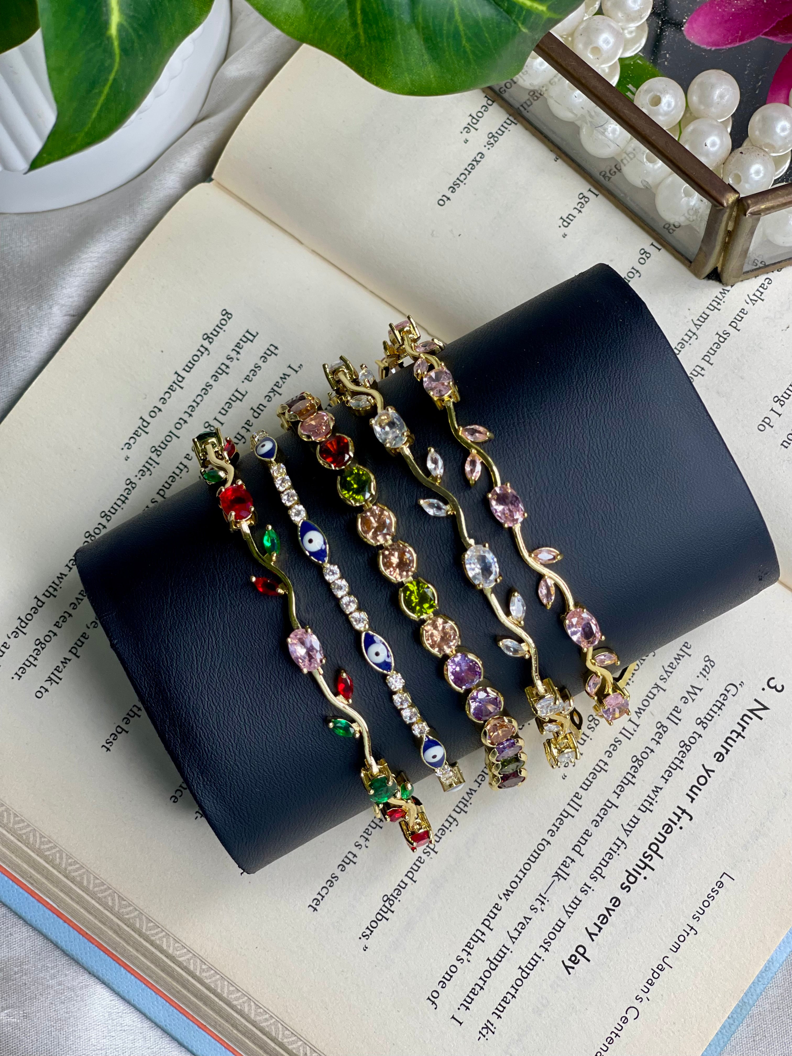 Pastel Garden Bracelet Stack