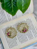 Pearl Pachi Kundan Peacock Earrings