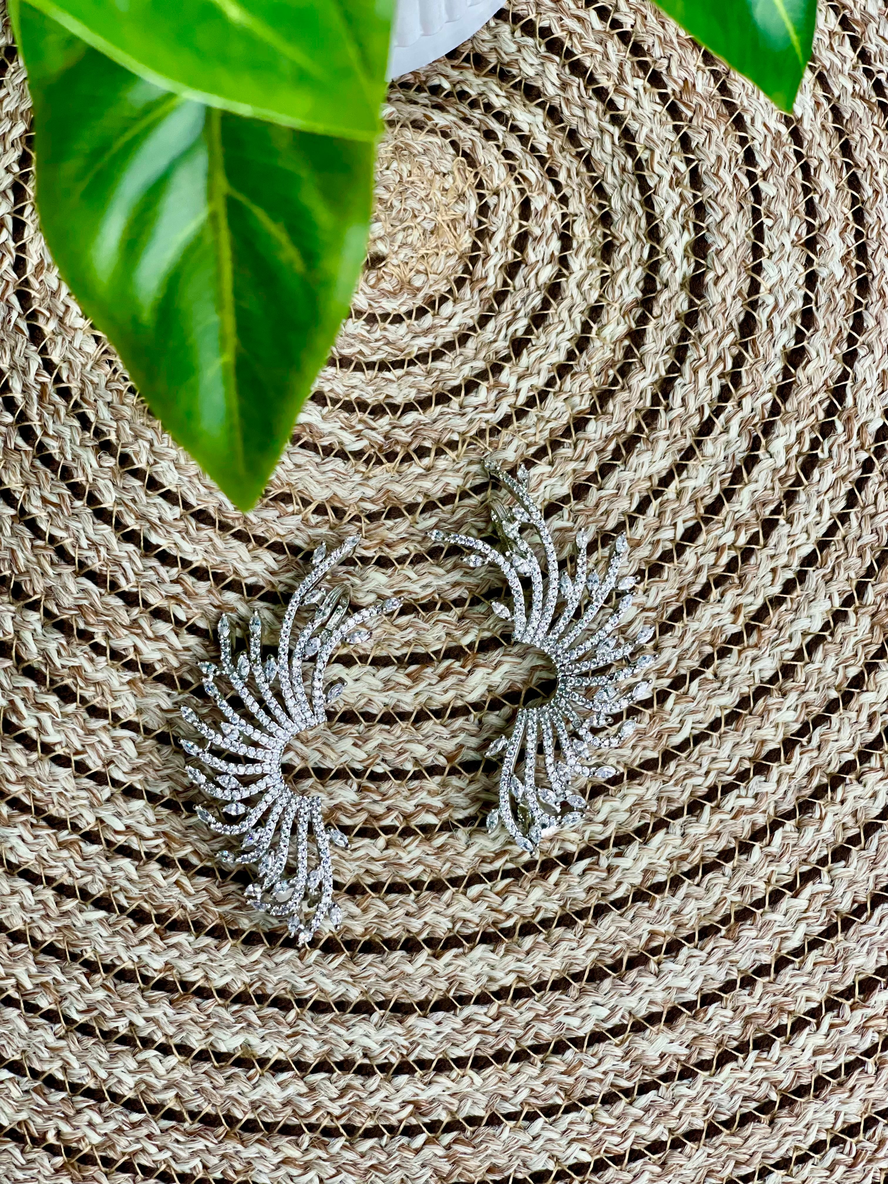 Phoenix Wing Statement Ear Cuffs