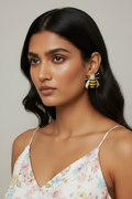 Golden Honeybee Earrings
