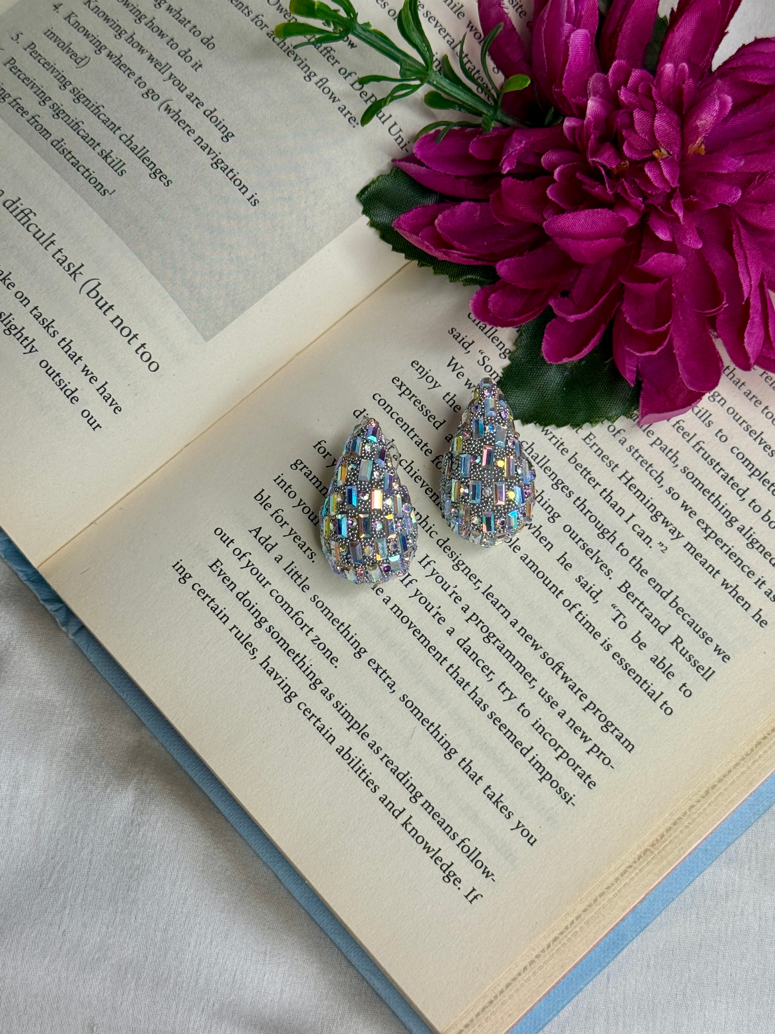 Rainbow Kaju Blingy earrings