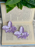 Lavender Bloom Statement Earrings