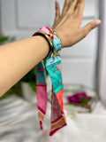 Multi Silk Scarf Bracelet