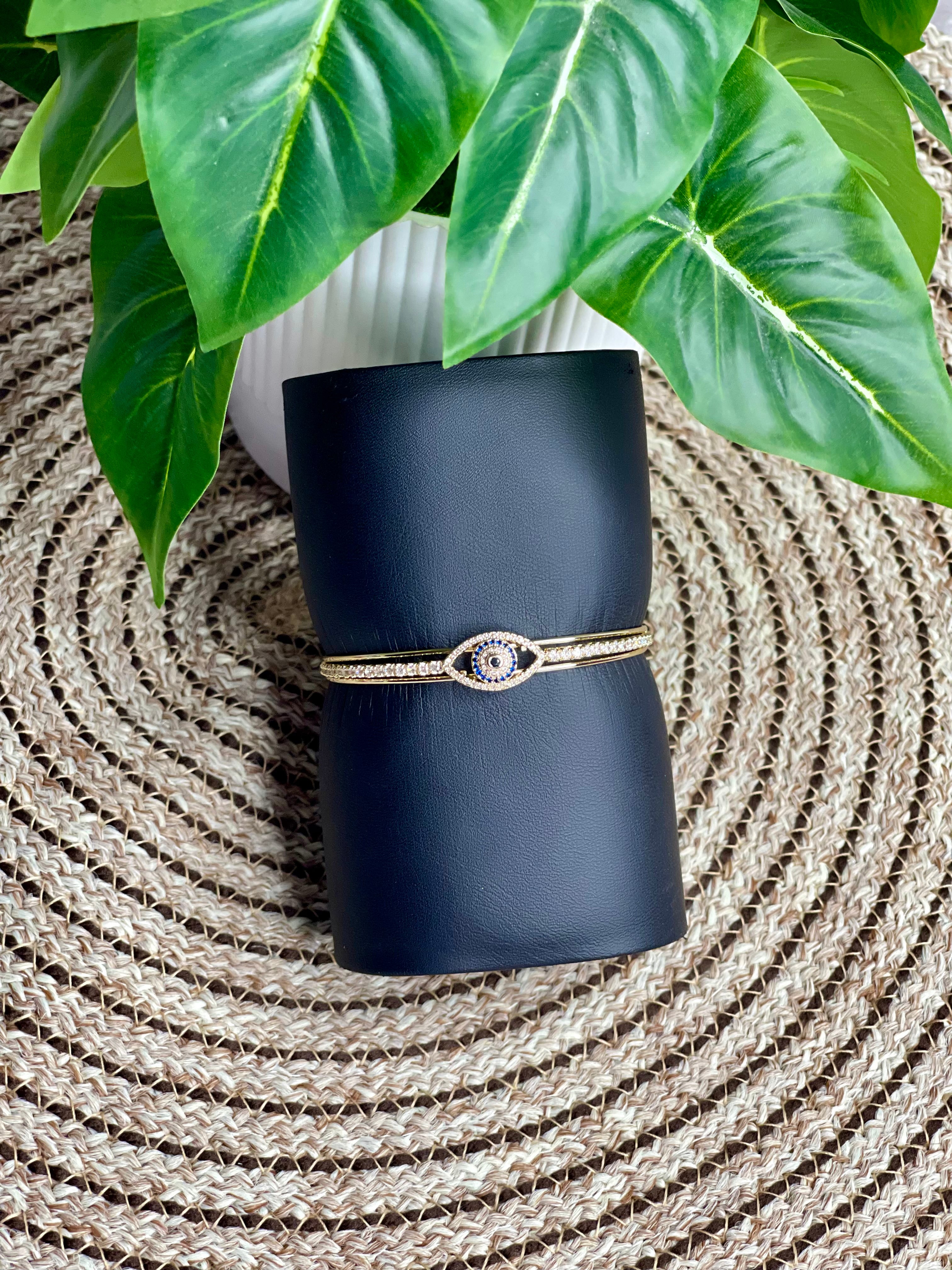 Evil Eye Anti Tarnish Bracelet