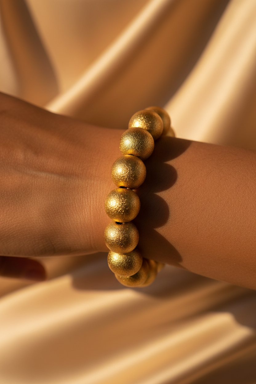 Gold Bead Bracelet