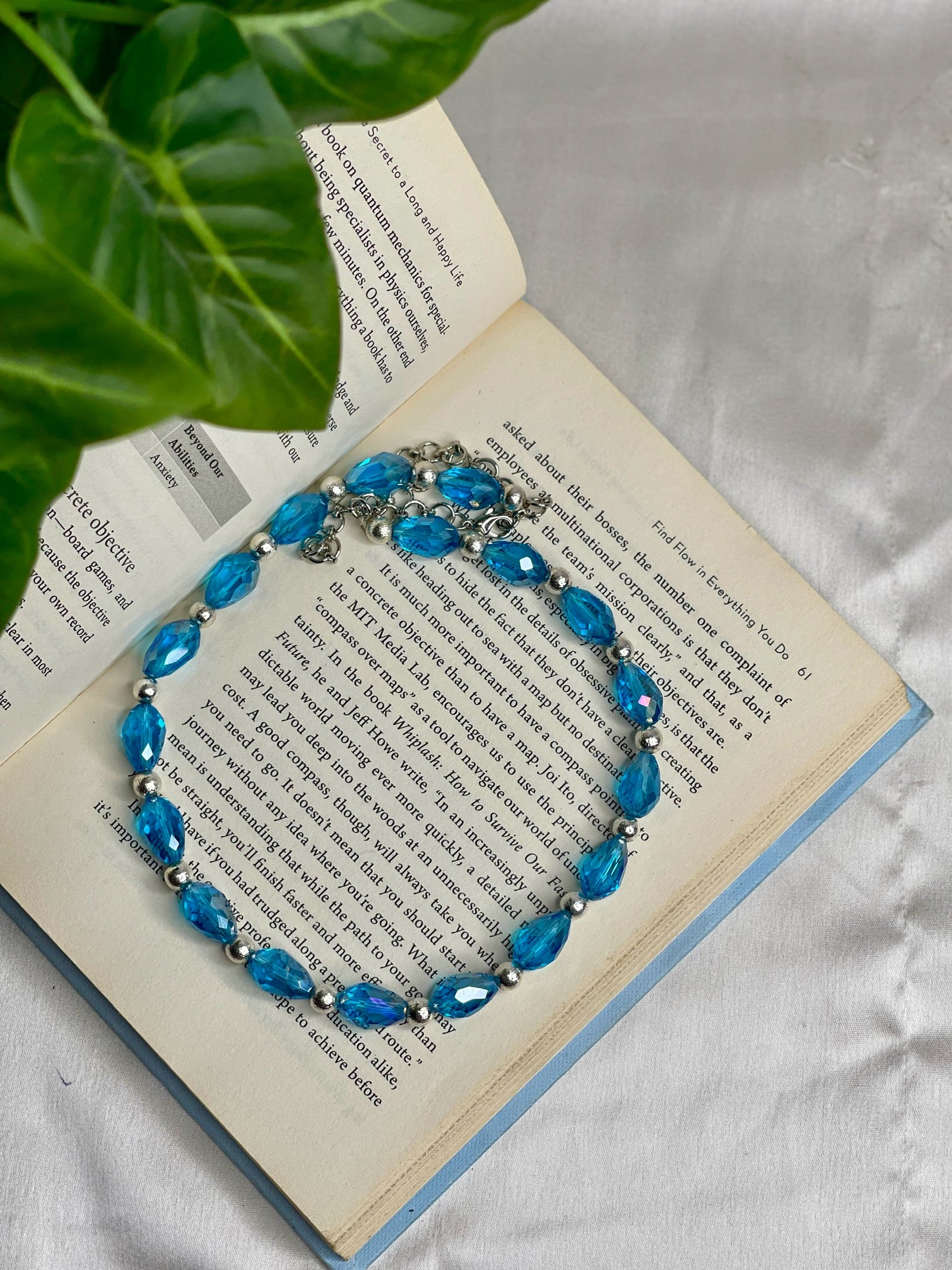 Blue Halo Necklace