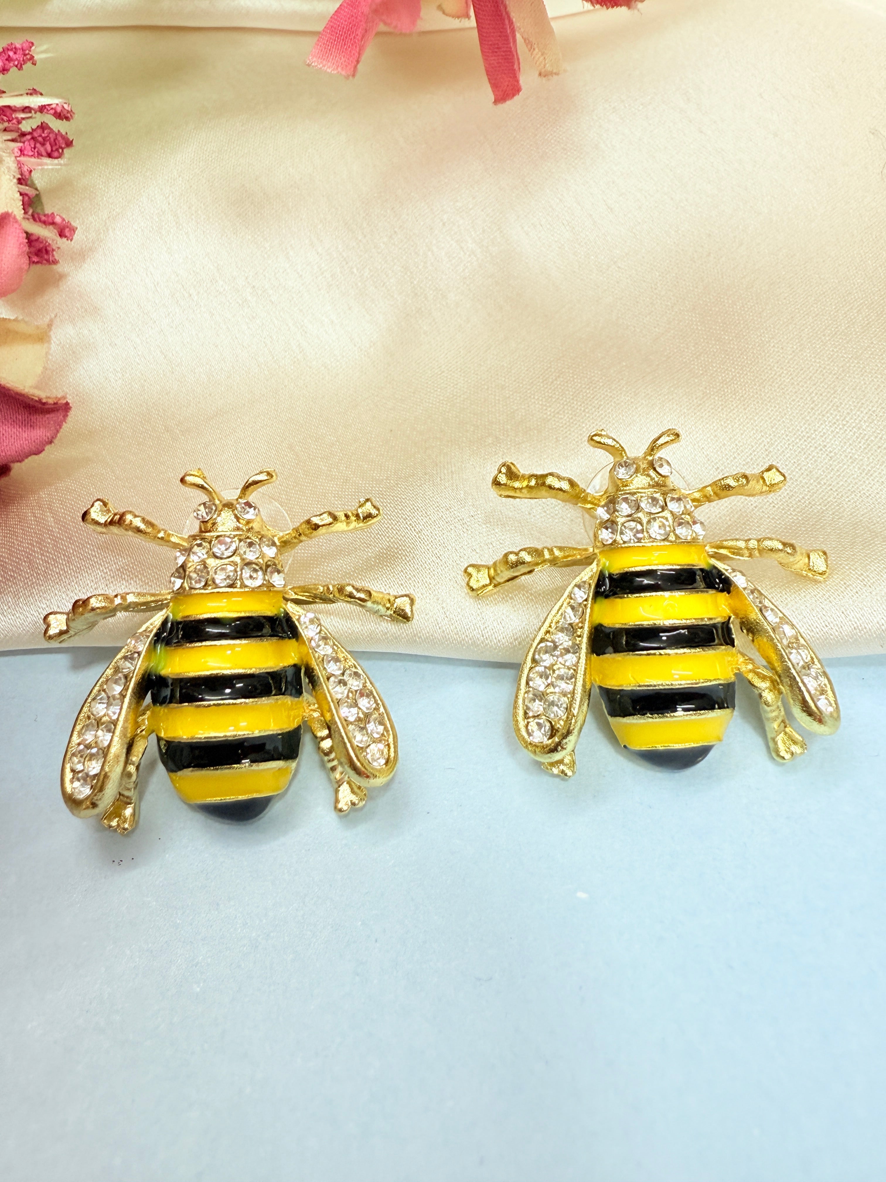 Bumble Bee Studs